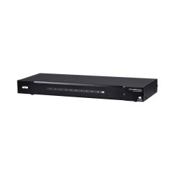 SPLITTER video ATEN, split HDMI la 10 monitoare, conector 1: HDMI (M); conector 2: HDMI (M) x 10, "VS0110HA-AT-G" (timbru verde 