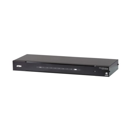 SPLITTER video ATEN, split HDMI la 8 monitoare, conector 1: HDMI (M); conector 2: HDMI (M) x 8, "VS0108HB-AT-G" (timbru verde 0.
