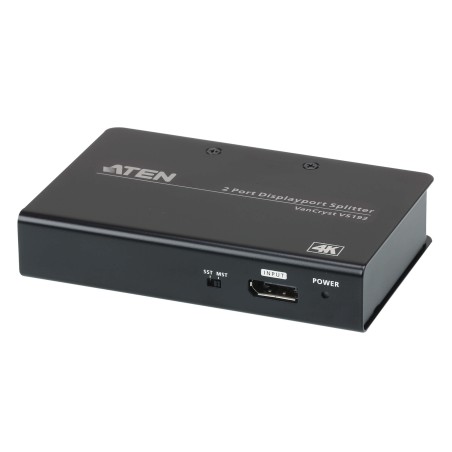 SPLITTER video ATEN, split 2 monitoare la 1 PC, conector 1: DisplayPort (M); conector 2: DisplayPort (M) x 2, "VS192-AT-G" (timb