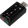 PLACA de SUNET Logilink, extern, 7.1, interfata USB 2.0, conectori 3.5 mm jack, "UA0078" (timbru verde 0.18 lei)