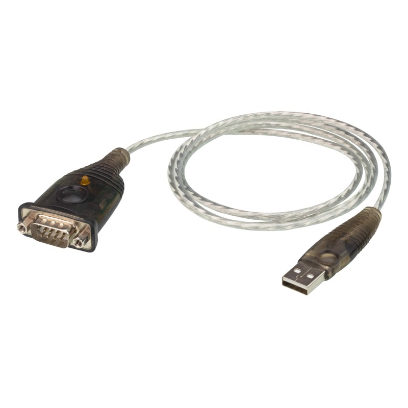 ADAPTOR USB ATEN, USB 2.0 (T) la Serial RS232 (9-pin)(T), 1 m, gri,"UC232A1-AT" (timbru verde 0.08 lei)