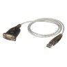 ADAPTOR USB ATEN, USB 2.0 (T) la Serial RS232 (9-pin)(T), 1 m, gri,"UC232A1-AT" (timbru verde 0.08 lei)