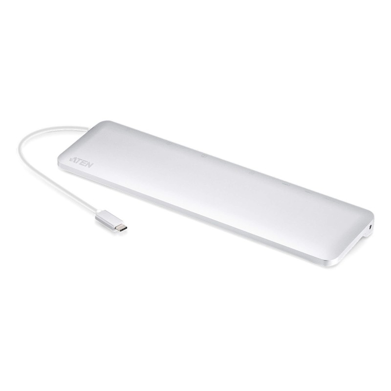 DOCKING Station ATEN universal, conectare PC USB Type C, USB 3.1 x 3, porturi video VGA x 1, Display Port x 1, HDMI x 1,  RJ-45,