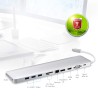 DOCKING Station ATEN universal, conectare PC USB Type C, USB 3.1 x 3, porturi video VGA x 1, Display Port x 1, HDMI x 1,  RJ-45,