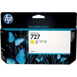 Cartus Cerneala Original HP Yellow, nr.727, pentru DesignJet T1500|T1530|T2500|T2530|T920, 130ml, (timbru verde 0.15 lei), "B3P2