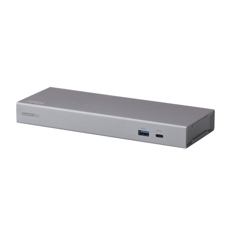 DOCKING Station ATEN universal, conectare PC USB Type C, Thunderbolt 3, USB 3.1x2, USB Type Cx1, Thunderbolt x 1, porturi DPx1 R