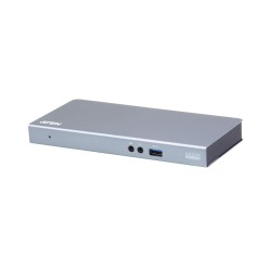 DOCKING Station ATEN universal, conectare PC USB Type C, USB 3.1 x 3, porturi video Display Port x 1, HDMI x 1,  RJ-45, NB 60 W,