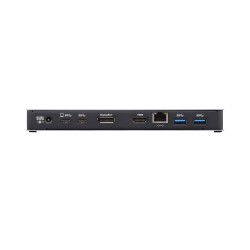 DOCKING Station ATEN universal, conectare PC USB Type C, USB 3.1 x 3, porturi video Display Port x 1, HDMI x 1,  RJ-45, NB 60 W,