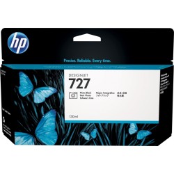 Cartus Cerneala Original HP Photo Black, nr.727, pentru DesignJet T1500|T1530|T2500|T2530|T920, 130ml, (timbru verde 0.15 lei), 