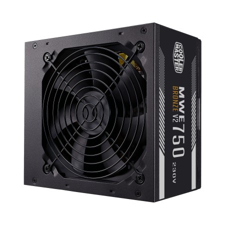 SURSA COOLER MASTER  750W (real), MWE 750 Bronze 230V V2, silent HDB fan 120mm, 80 Plus, 4x PCI-E (6+2), 6x S-ATA "MPE-7501-ACAB