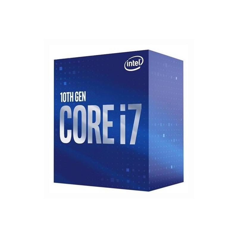 CPU INTEL, skt. LGA 1200 Core i7, i7-10700, frecventa 2.9 GHz, turbo 4.8 GHz, 8 nuclee, putere 65 W, cooler, "BX8070110700SRH6Y"