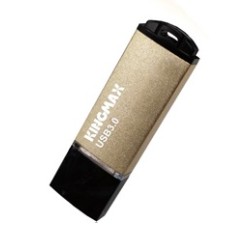 MEMORIE USB 3.1 KINGMAX 16 GB, cu capac, carcasa metalic, auriu, "KM-MB03-16GB/Y" (timbru verde 0.03 lei)
