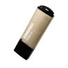 MEMORIE USB 3.1 KINGMAX 16 GB, cu capac, carcasa metalic, auriu, "KM-MB03-16GB/Y" (timbru verde 0.03 lei)