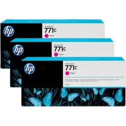 Tri-Pack Original HP Magenta, nr.771C, pentru DesignJet Z6200, , (timbru verde 0.45 lei), "B6Y33A"