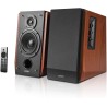 BOXE EDIFIER 2.0, RMS:  66W (2 x 15W, 2 x 18W), bluetooth, telecomanda wireless, volum, bass, treble,  dual RCA, sub-out, brown,
