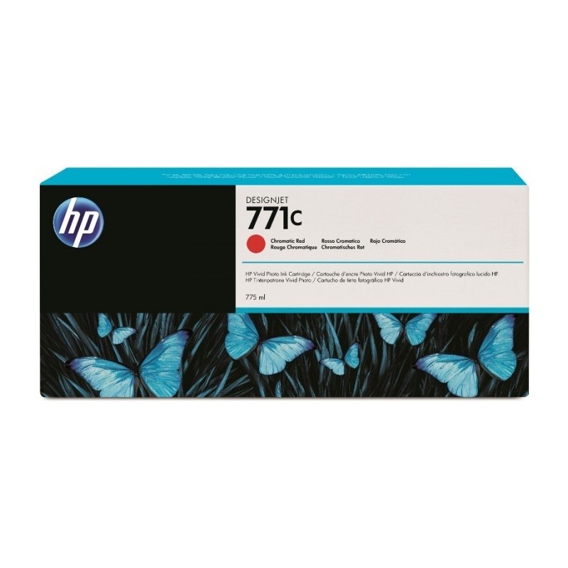 Cartus Cerneala Original HP Red Chromatic, nr.771C, pentru DesignJet Z6200, , (timbru verde 0.15 lei), "B6Y08A"