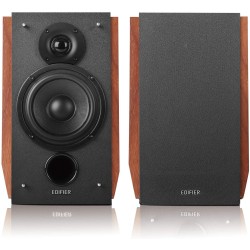BOXE EDIFIER 2.0, RMS:  66W (2 x 15W, 2 x 18W), bluetooth, telecomanda wireless, volum, bass, treble,  dual RCA, sub-out, brown,