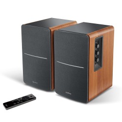BOXE EDIFIER 2.0, RMS:  42W (2 x 21W), bluetooth, telecomanda wireless, volum, bass, treble, optical, sub-out, brown, "R1280DBS-