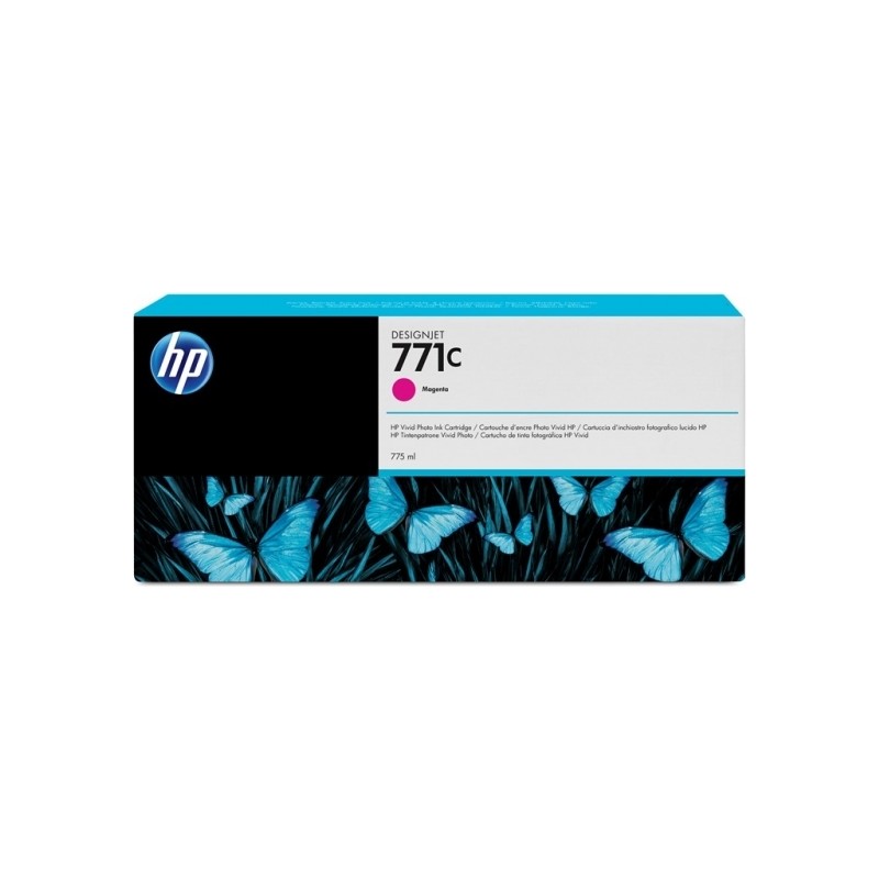 Cartus Cerneala Original HP Magenta, nr.771C, pentru DesignJet Z6200, , (timbru verde 0.15 lei), "B6Y09A"