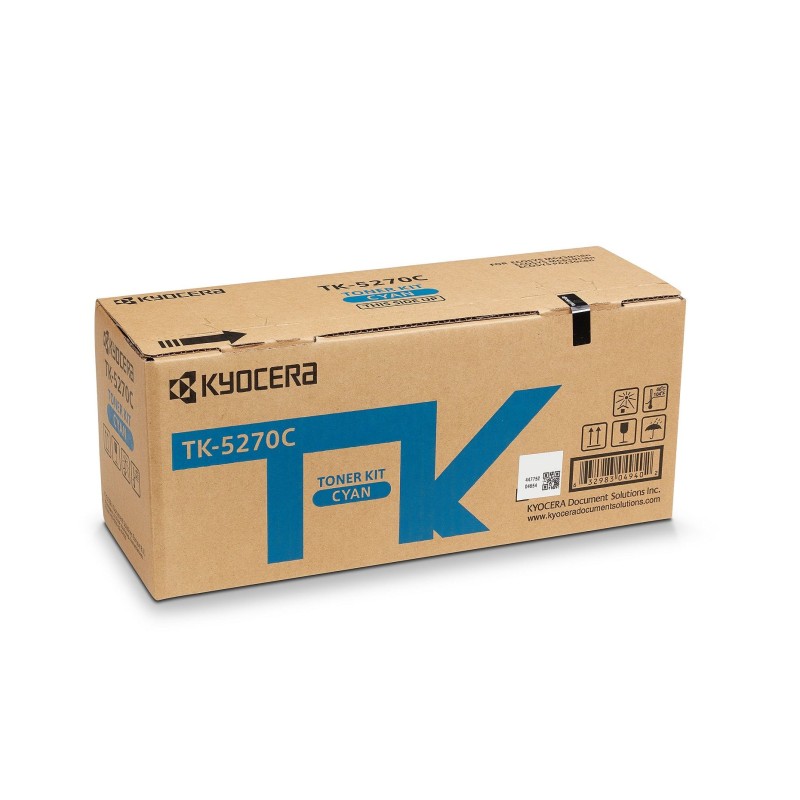 Toner Original Kyocera Cyan, TK-5270C, pentru ECOSYS M6230|M6630, 6K, (timbru verde 1.2 lei) , "TK-5270C"