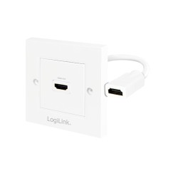 PRIZA video LOGILINK, HDMI (M) la HDMI (M), 4K UHD (3840x2160) la 30Hz, "AH0014" (timbru verde 0.18 lei)