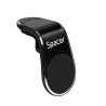 SUPORT auto SPACER pt. SmartPhone, fixare in grilaj bord, prindere magnetica telefon 360 grade, black, "SPT-MGN"