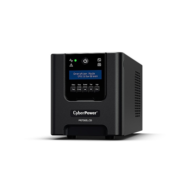 UPS CYBER POWER Line Int. cu Sinusoida Pura,tower,750VA/ 675W,AVR,6xIEC,dilay LCD,1xRBP0014,Backup 4-12 min,incarcare 8h,USB,RS2