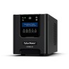 UPS CYBER POWER Line Int. cu Sinusoida Pura,tower,750VA/ 675W,AVR,6xIEC,dilay LCD,1xRBP0014,Backup 4-12 min,incarcare 8h,USB,RS2