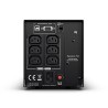 UPS CYBER POWER Line Int. cu Sinusoida Pura,tower,750VA/ 675W,AVR,6xIEC,dilay LCD,1xRBP0014,Backup 4-12 min,incarcare 8h,USB,RS2