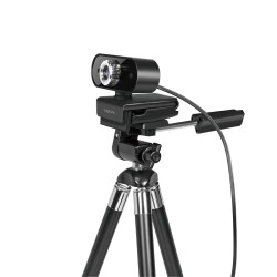 CAMERA WEB LOGILINK senzor.  720p HD cu rezolutie video 1280x720; inclinare 30grade, rotatie 180grade, microfon, cablu 1.45m, "U