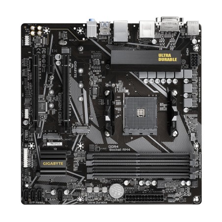 PLACA de BAZA Gigabyte "B550M DS3H", skt AM4, mATX, AMD B550, 4 x DDR4, max. 128 GB, 4 x SATA, 2 x M.2, 7.1, "B550M DS3H"