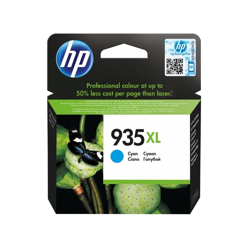 Cartus Cerneala Original HP Cyan, nr.935XL, pentru OfficeJet Pro 6830, , (timbru verde 0.15 lei), "C2P24AE"