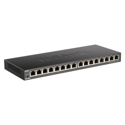 SWITCH D-LINK 16 porturi Gigabit. carcasa metalica, "DGS-1016S" (timbru verde 2 lei)