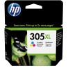 Cartus Cerneala Original HP Color, nr.305XL, pentru HP DeskJet 2320|2710|2720|2721|2723|4120|4122|4130&nbsp;, 0.2K, (timbru verd