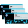 Tri-Pack Original HP Red Chromatic, nr.771C, pentru DesignJet Z6200, , (timbru verde 0.45 lei), "B6Y32A"