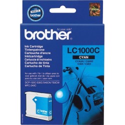 Cartus Cerneala Original Brother Cyan, LC1000C, pentru DCP-130C|330C|540, 400, (timbru verde 0.15 lei), "LC1000C"