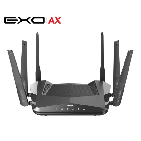 ROUTER D-Link wireless 5400Mbps,1 x WAN Gigabit, 4 porturi LAN Gigabit, 2.4 Ghz/5 Ghz dual band,1 X USB 2.0 si 1x USB 3.0, 6 ant