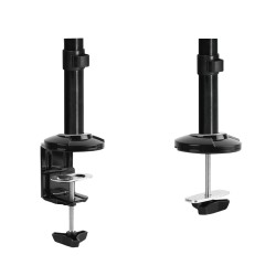 SUPORT de birou LOGILINK, pt 1 TV/monitor plat, diag. max 27 inch, rotatie, inclinare, pivotare, max 9 kg, "BP0030"