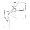 SUPORT de birou LOGILINK, pt 1 TV/monitor plat, diag. max 32 inch, rotatie, inclinare, pivotare, max 8 kg, "BP0040"