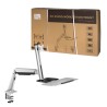 SUPORT de birou LOGILINK, pt 1 TV/monitor plat, diag. max 32 inch, rotatie, inclinare, pivotare, max 8 kg, "BP0040"