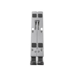 SUPORT de birou LOGILINK pt. notebook, 7 pozitii, suporta dimensiuni 10-16", pliabil, aluminiu, suport antiderapant, argintiu, "