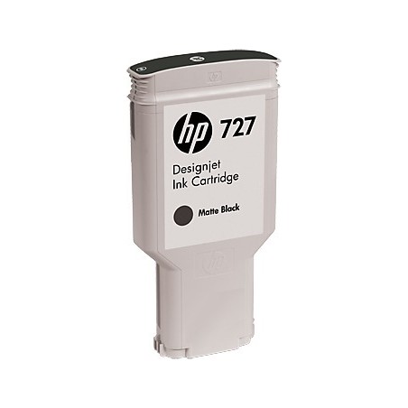 Cartus Cerneala Original HP Matte Black, nr.727, pentru Designjet T1500|T1530|T2500|T2530, 300ml, (timbru verde 0.15 lei), "C1Q1