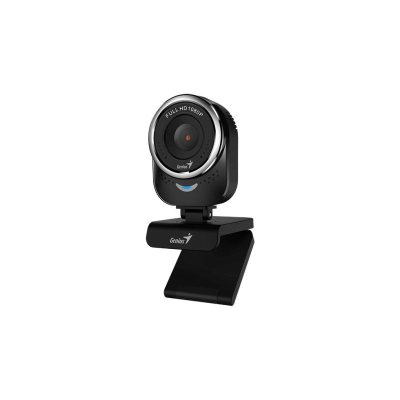 CAMERA WEB GENIUS  senzor 1080p Full-HD cu rezolutie video 1920x1080, QCam 6000, microfon, black "32200002407"  (timbru verde 0.