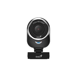CAMERA WEB GENIUS  senzor 1080p Full-HD cu rezolutie video 1920x1080, QCam 6000, microfon, black "32200002407"  (timbru verde 0.