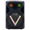BOXA SPACER portabila bluetooth WildCat, tip troler, RMS:  35W, 8" woofer, acumulator 3.7V 1800 mAh, input : AUX audio, USB/micr