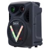 BOXA SPACER portabila bluetooth WildCat, tip troler, RMS:  35W, 8" woofer, acumulator 3.7V 1800 mAh, input : AUX audio, USB/micr