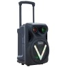 BOXA SPACER portabila bluetooth WildCat, tip troler, RMS:  35W, 8" woofer, acumulator 3.7V 1800 mAh, input : AUX audio, USB/micr