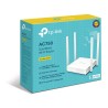 ROUTER TP-LINK wireless  750Mbps, 4 porturi 10/100Mbps, 4 antene externe, Dual Band AC750 "Archer C24" (timbru verde 0.8 lei)