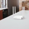 ROUTER TP-LINK wireless  750Mbps, 4 porturi 10/100Mbps, 4 antene externe, Dual Band AC750 "Archer C24" (timbru verde 0.8 lei)