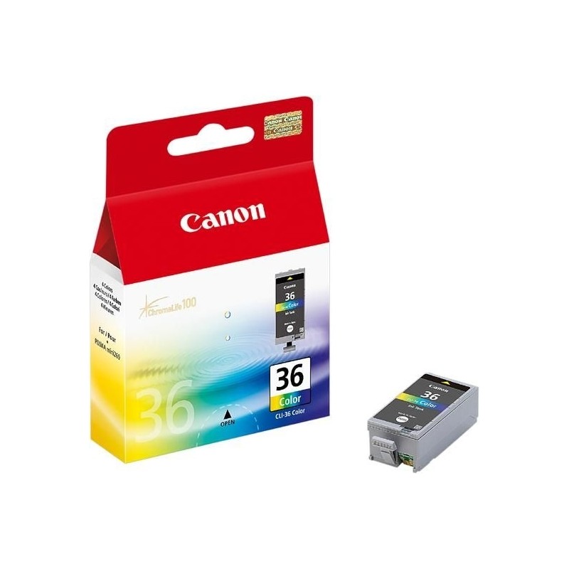Cartus Cerneala Original Canon Color, CLI-36, pentru Pixma IP100|Mini 260, , (timbru verde 0.15 lei), "BS1511B001AA"